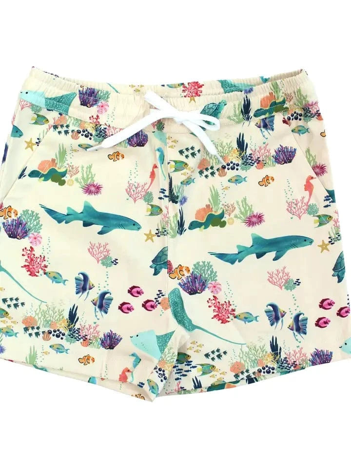 Coral Reef Swim Trunks Emerson and Friends Lil Tulips