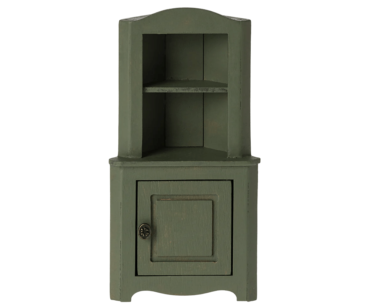Corner Cabinet, Mouse- Dark Green Maileg Lil Tulips