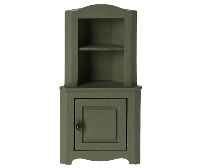 Corner Cabinet, Mouse- Dark Green Maileg Lil Tulips