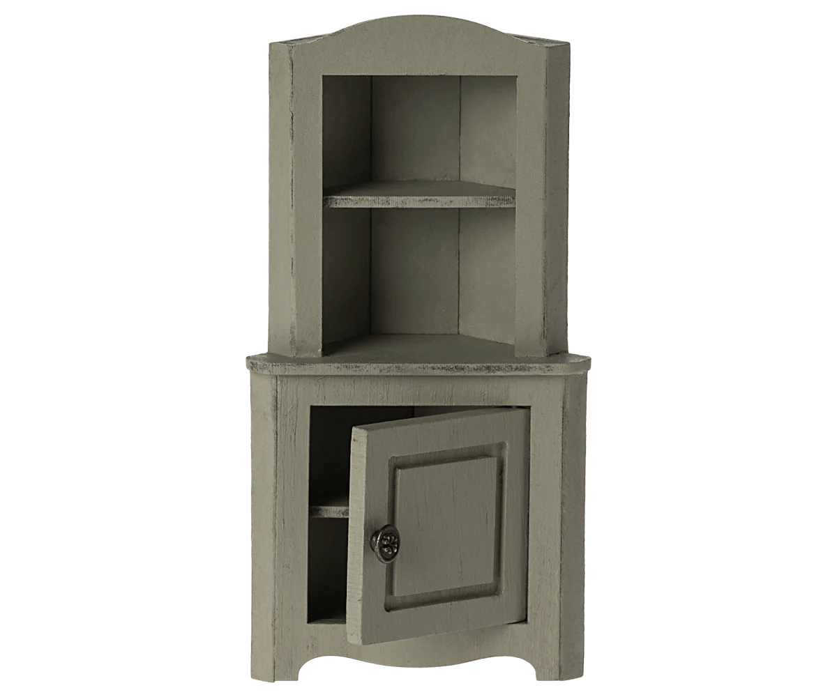 Corner Cabinet, Mouse- Light Green Maileg Lil Tulips