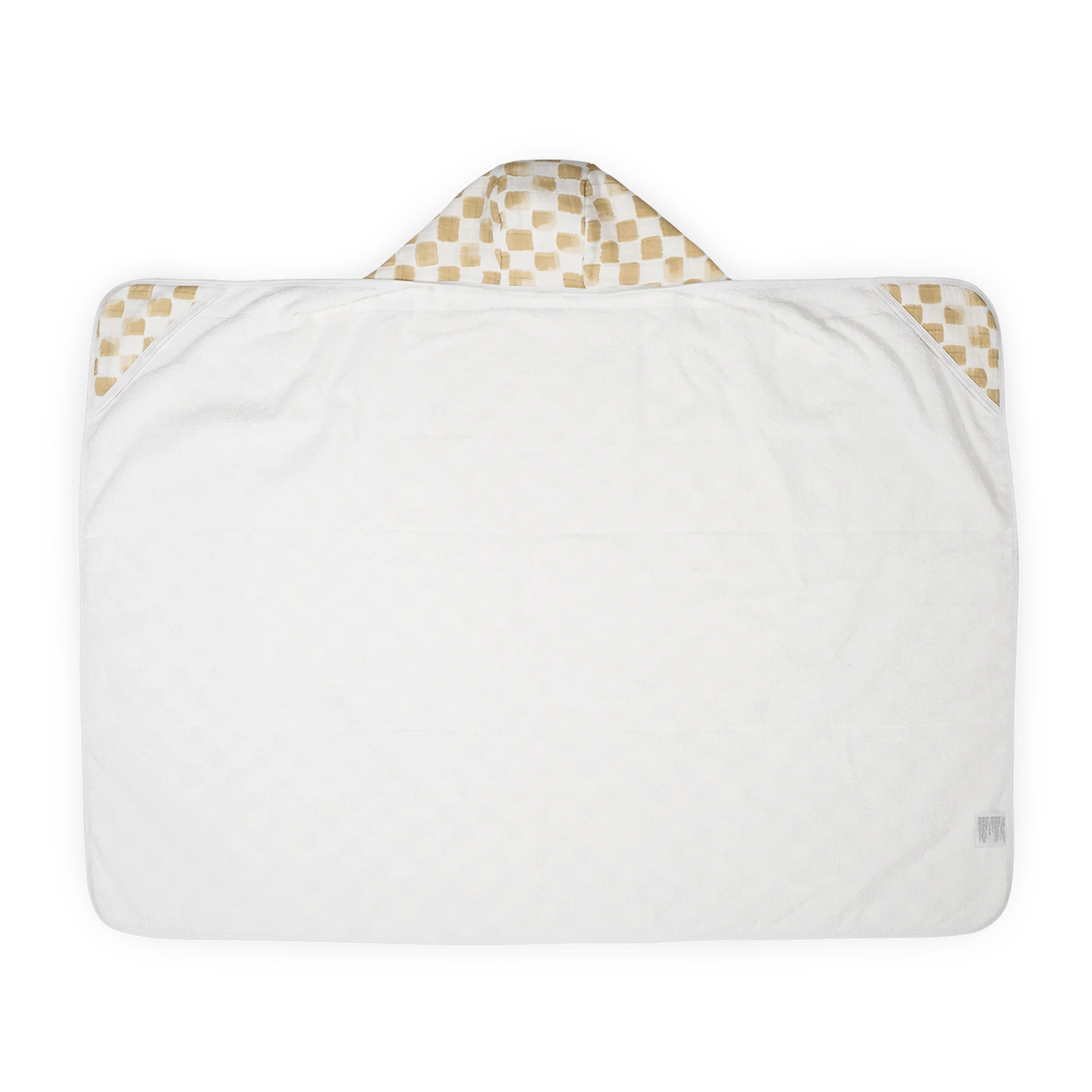 Cotton Hooded Toddler Towel - Adobe Checker Little Unicorn Lil Tulips