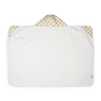 Cotton Hooded Toddler Towel - Adobe Checker Little Unicorn Lil Tulips