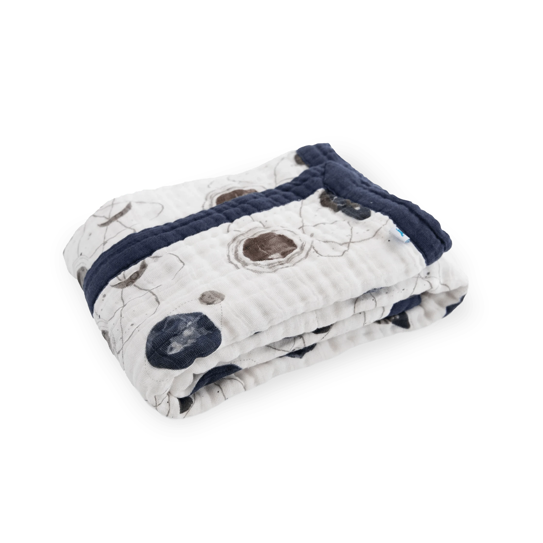 Cotton Muslin Baby Quilt - Planetary Little Unicorn Lil Tulips