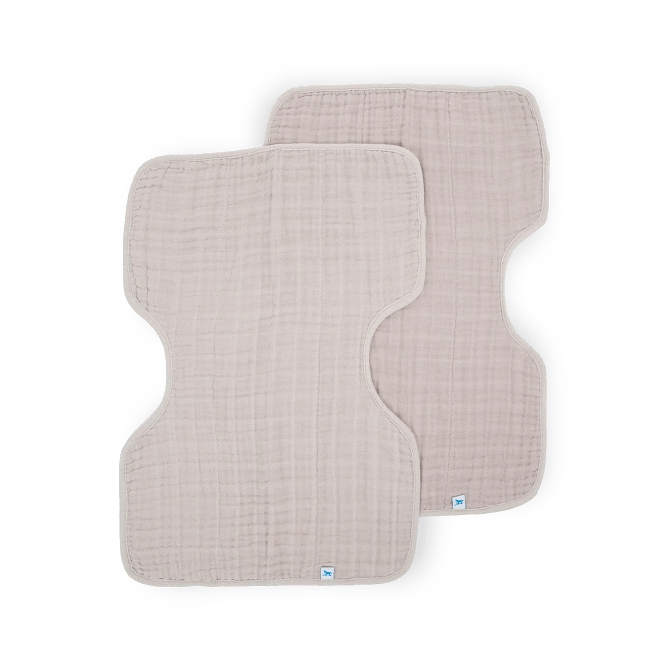 Cotton Muslin Burp Cloth 2 Pack - Porpoise Little Unicorn Lil Tulips