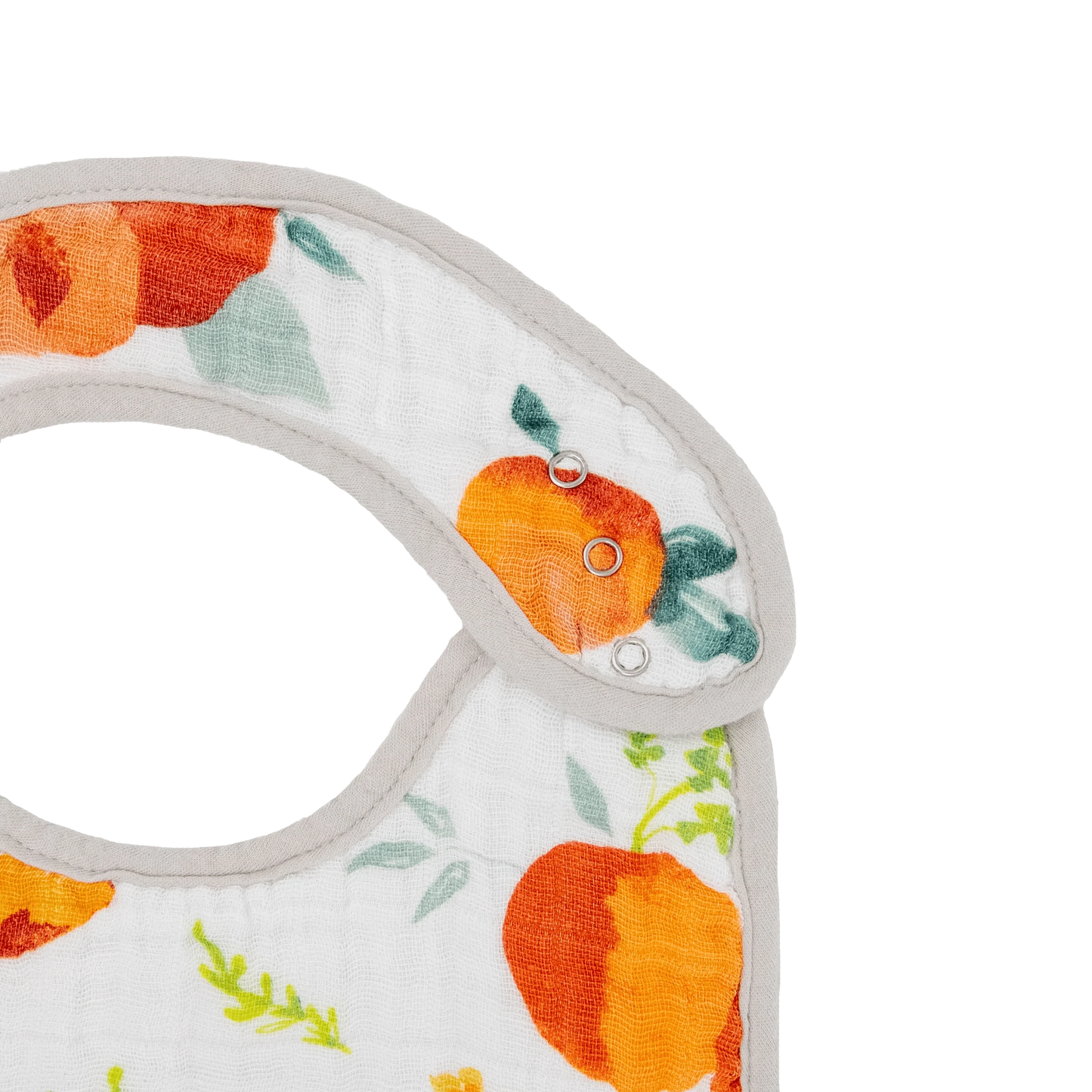 Cotton Muslin Classic Bib 3 Pack - Georgia Peach Little Unicorn Lil Tulips