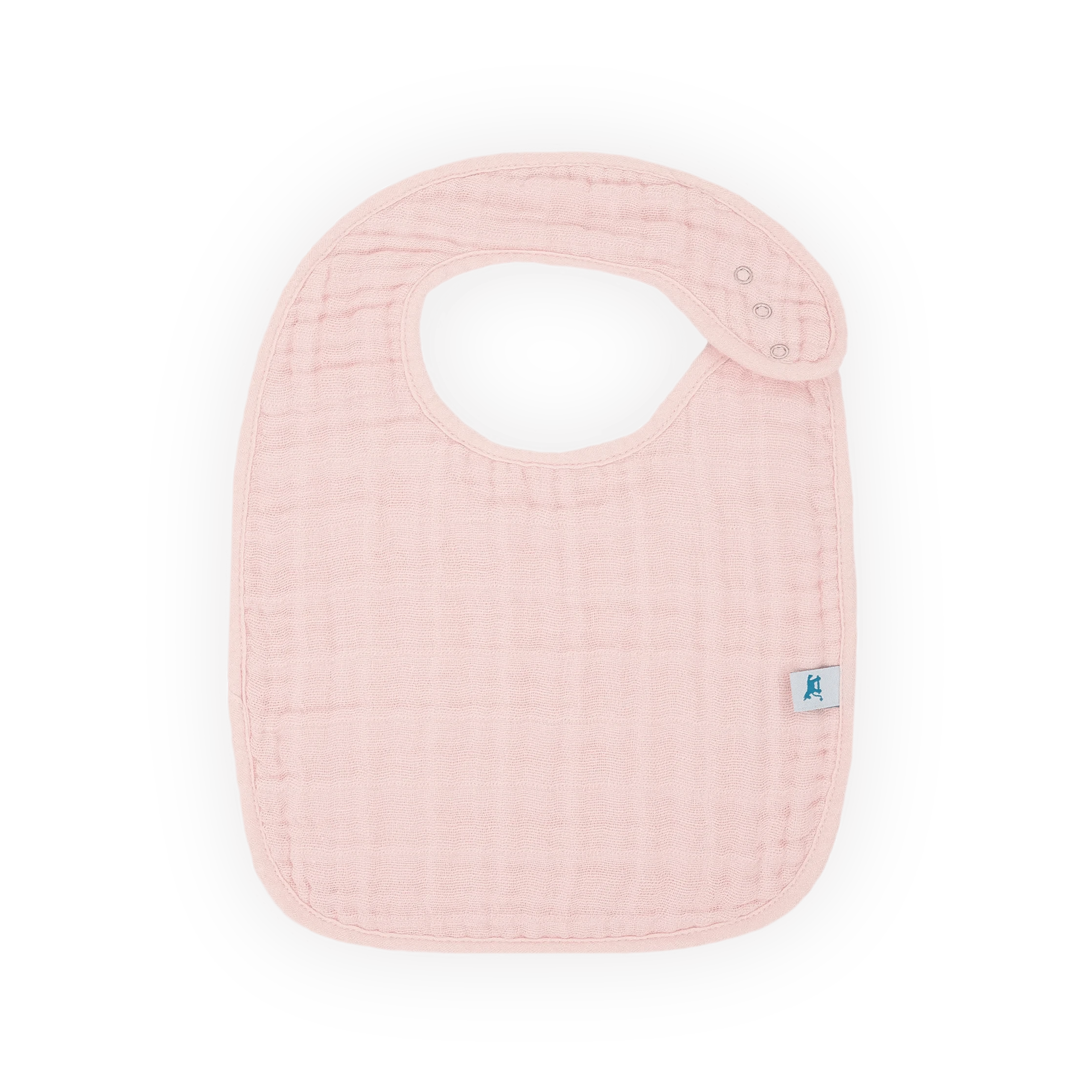 Cotton Muslin Classic Bib 3 Pack - Light Pink Little Unicorn Lil Tulips