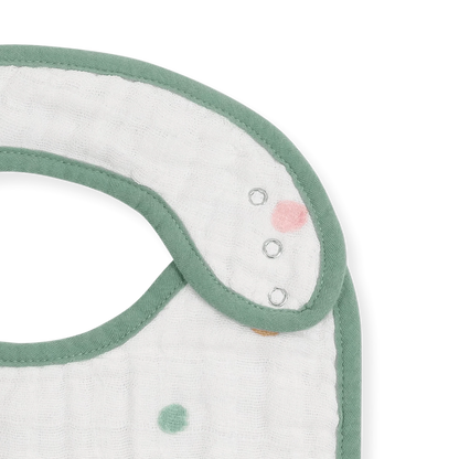 Cotton Muslin Classic Bib 3 Pack - Party Animals Little Unicorn Lil Tulips