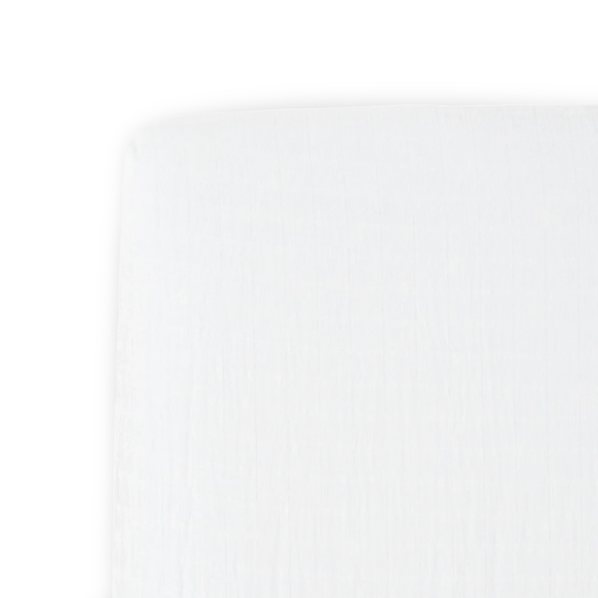 Cotton Muslin Crib Sheet - White Little Unicorn Lil Tulips