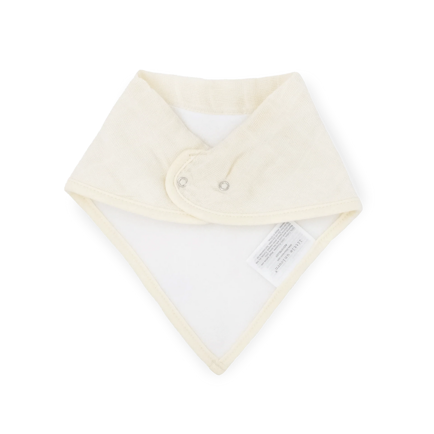 Cotton Muslin + Fleece Bandana Bib 4 Pack - Pressed Petals Little Unicorn Lil Tulips
