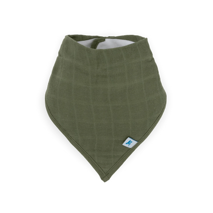 Cotton Muslin + Fleece Bandana Bib 4 Pack - Pressed Petals Little Unicorn Lil Tulips