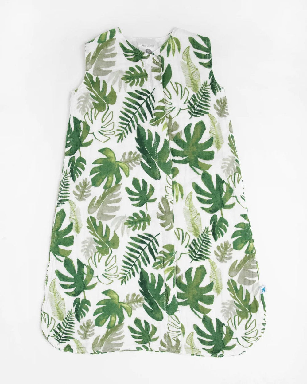 Cotton Muslin Sleep Bag - Tropical Leaf Little Unicorn Lil Tulips