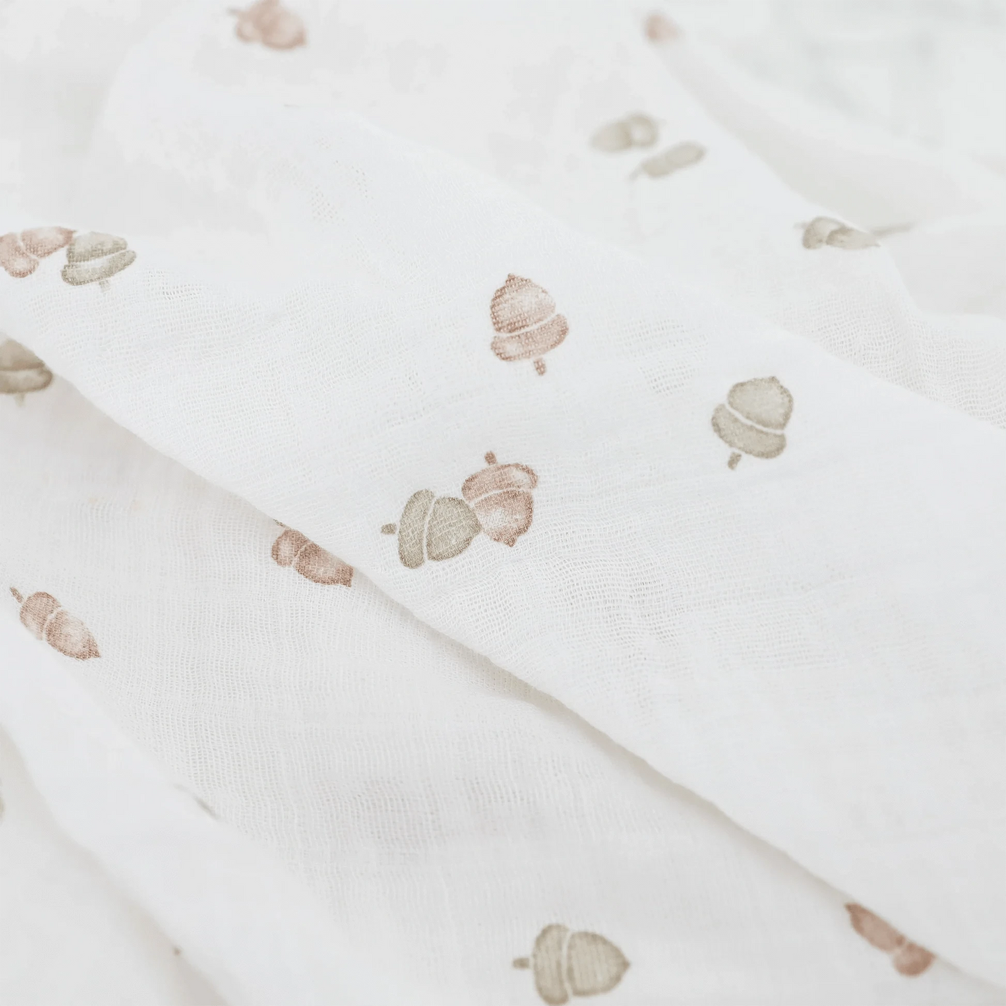 Cotton Muslin Swaddle Blanket - Acorns Little Unicorn Lil Tulips