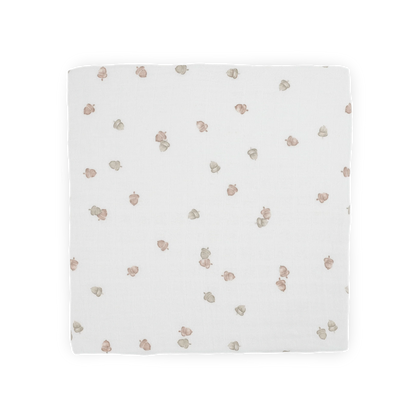 Cotton Muslin Swaddle Blanket - Acorns Little Unicorn Lil Tulips