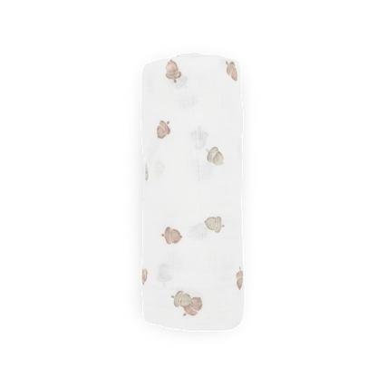 Cotton Muslin Swaddle Blanket - Acorns Little Unicorn Lil Tulips