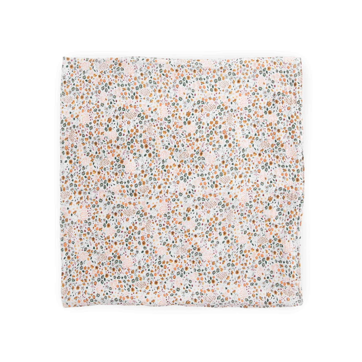Cotton Muslin Swaddle Blanket - Pressed Petals Little Unicorn Lil Tulips