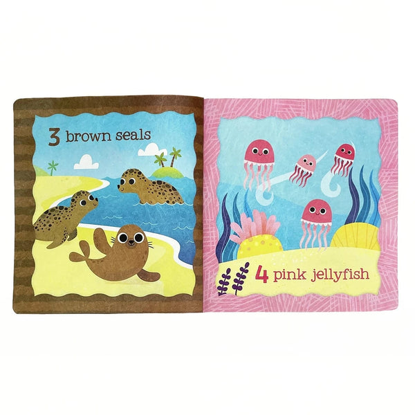 Counting Colors in the Sea Tuffy Teether Book Cottage Door Press Books Lil Tulips