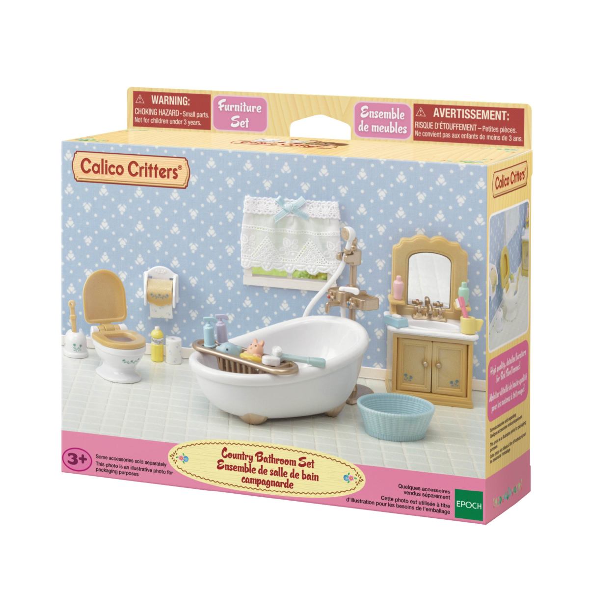 Country Bathroom Set Calico Critter Lil Tulips