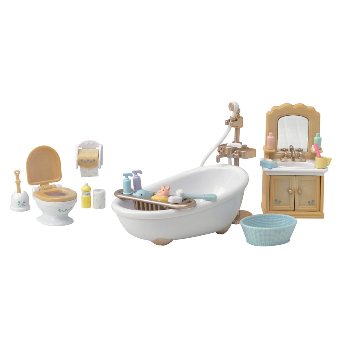 Country Bathroom Set Calico Critter Lil Tulips