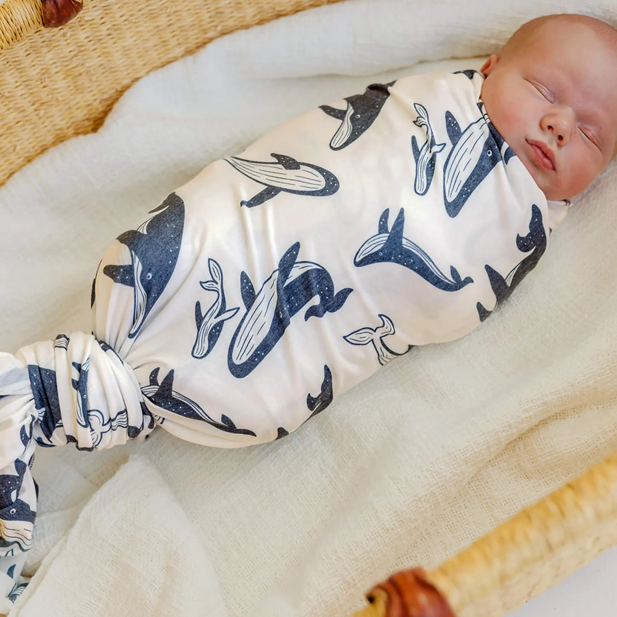 Cove Knit Swaddle Blanket Copper Pearl Lil Tulips