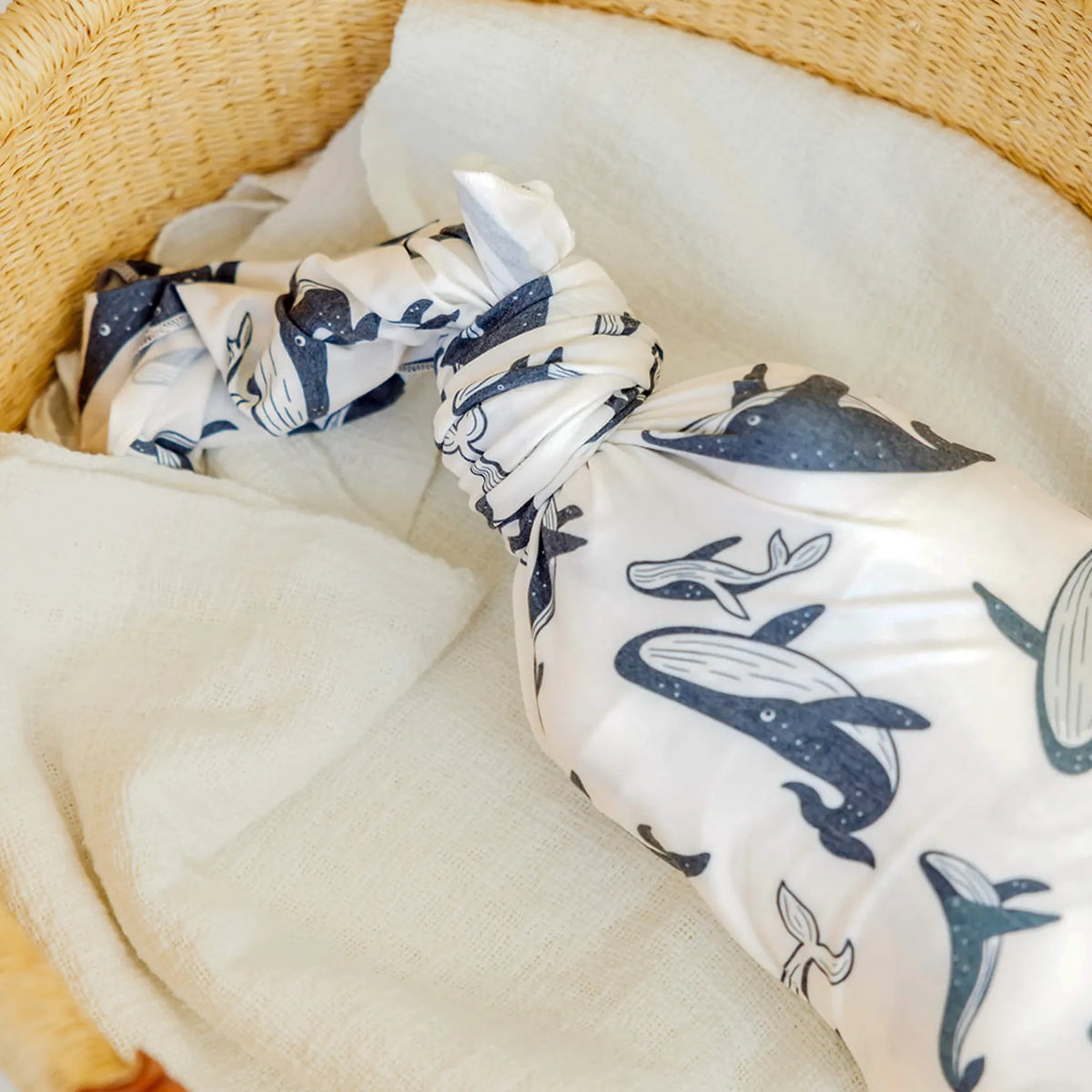 Cove Knit Swaddle Blanket Copper Pearl Lil Tulips