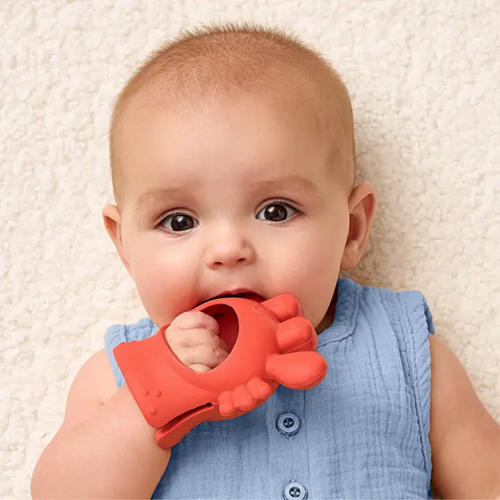 Crab Bitzy Grip™ Hand Teether Itzy Ritzy Lil Tulips