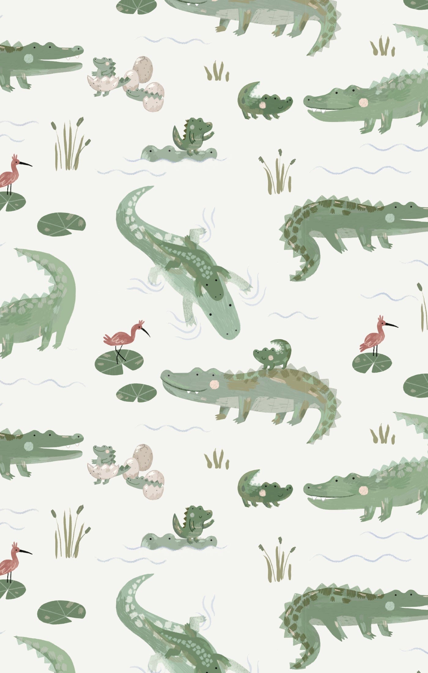 Crayon Alligators - 2 Way Zipper Romper Angel Dear Lil Tulips