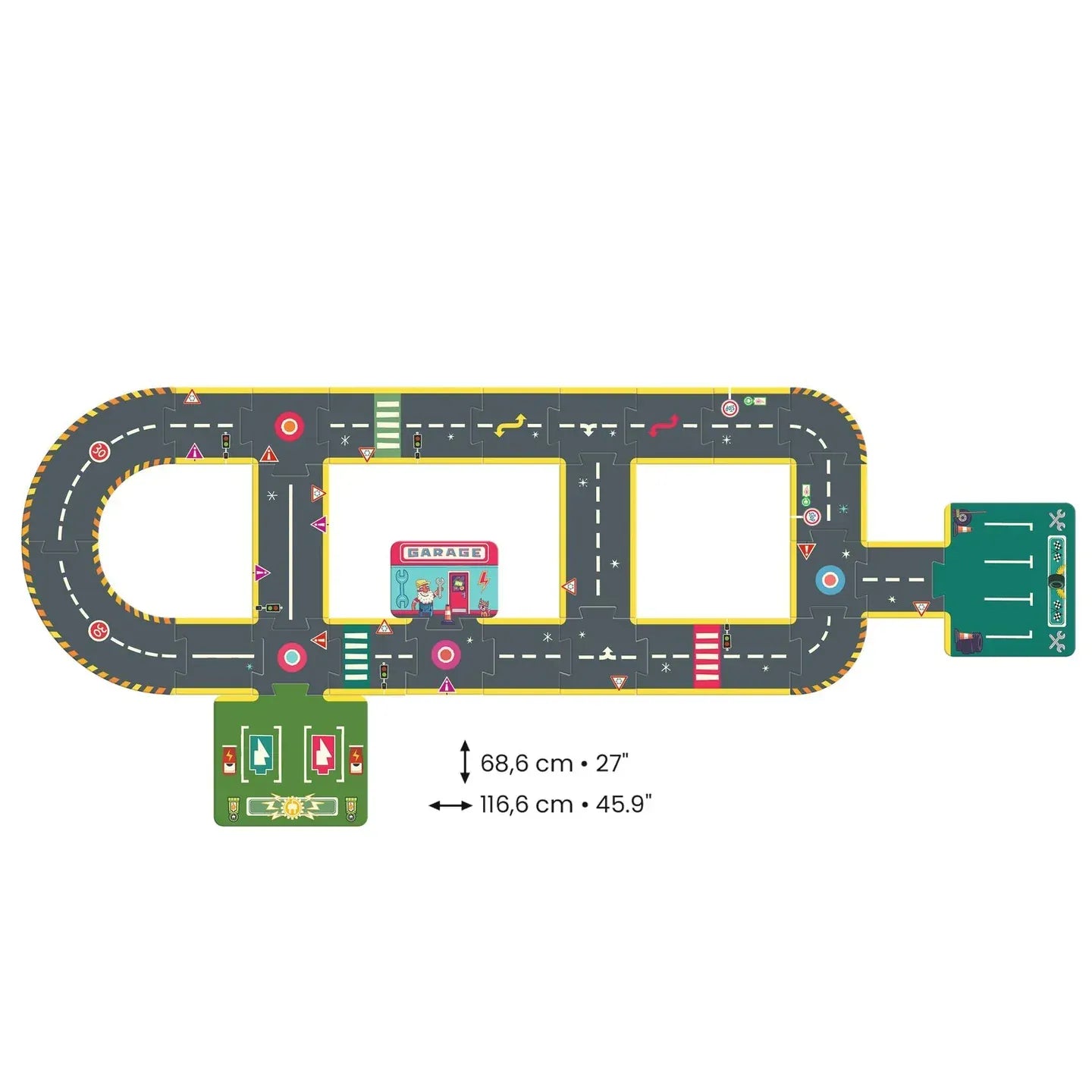 Crazy Motors Circuit 26pc Djeco Lil Tulips