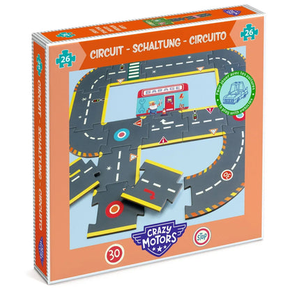 Crazy Motors Circuit 26pc Djeco Lil Tulips