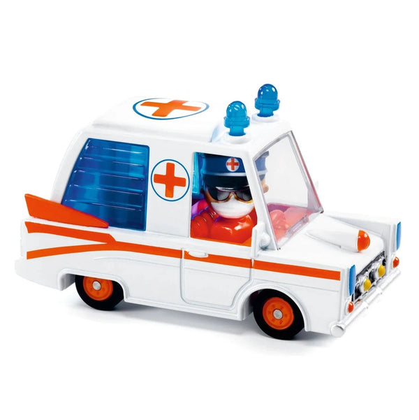 Crazy Motors Hurry Ambulance Djeco Lil Tulips