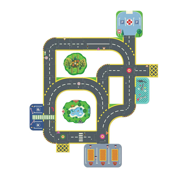 Crazy Motors Puzzle'Up Ville Djeco Lil Tulips