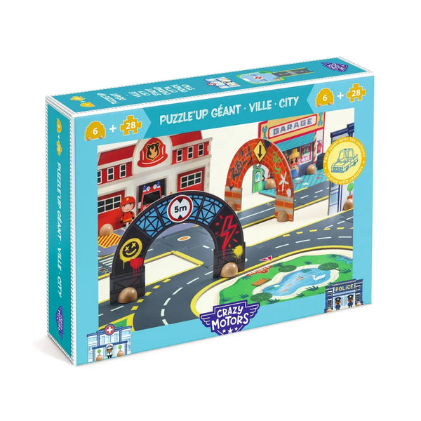 Crazy Motors Puzzle'Up Ville Djeco Lil Tulips
