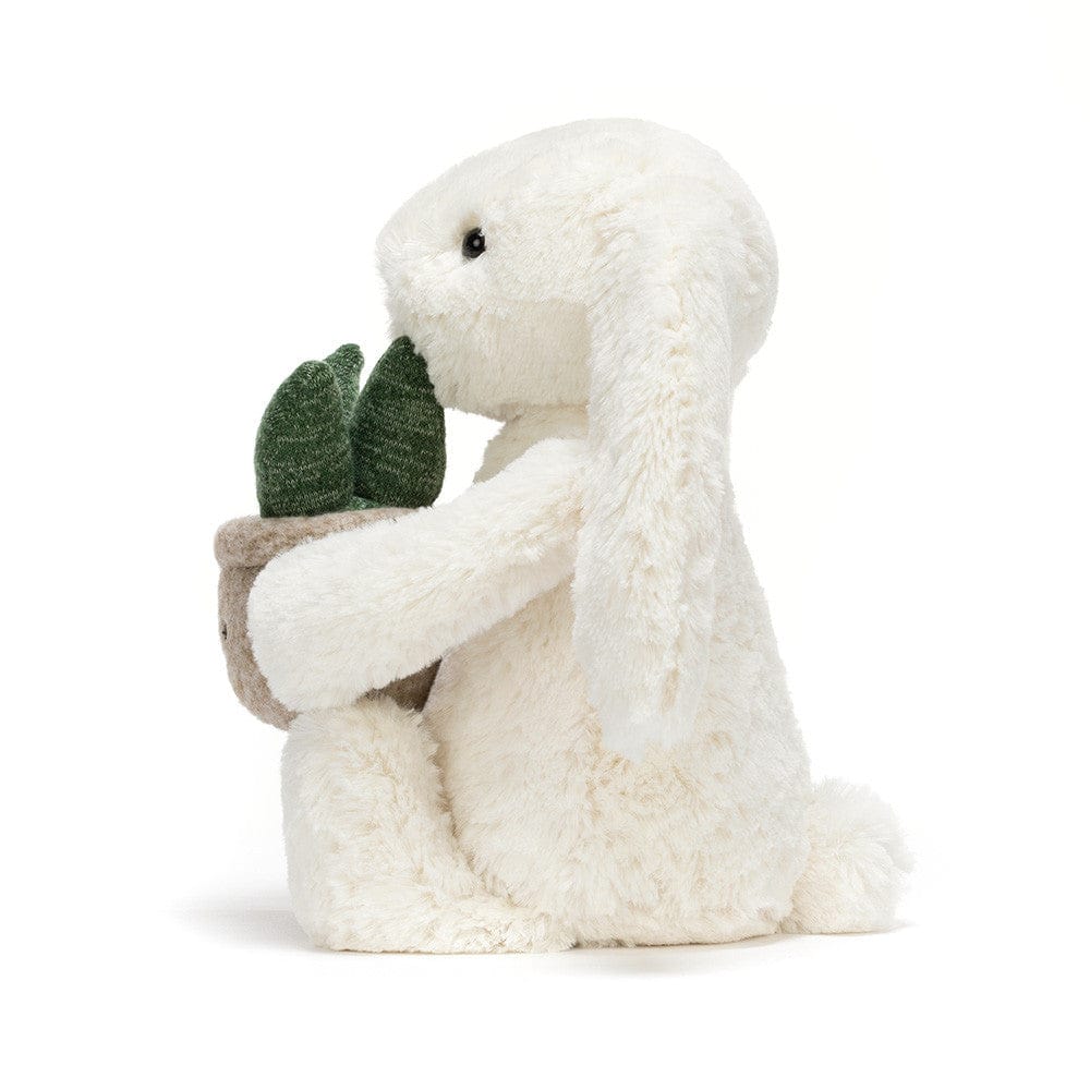 Cream Bunny with Plant Jellycat Lil Tulips