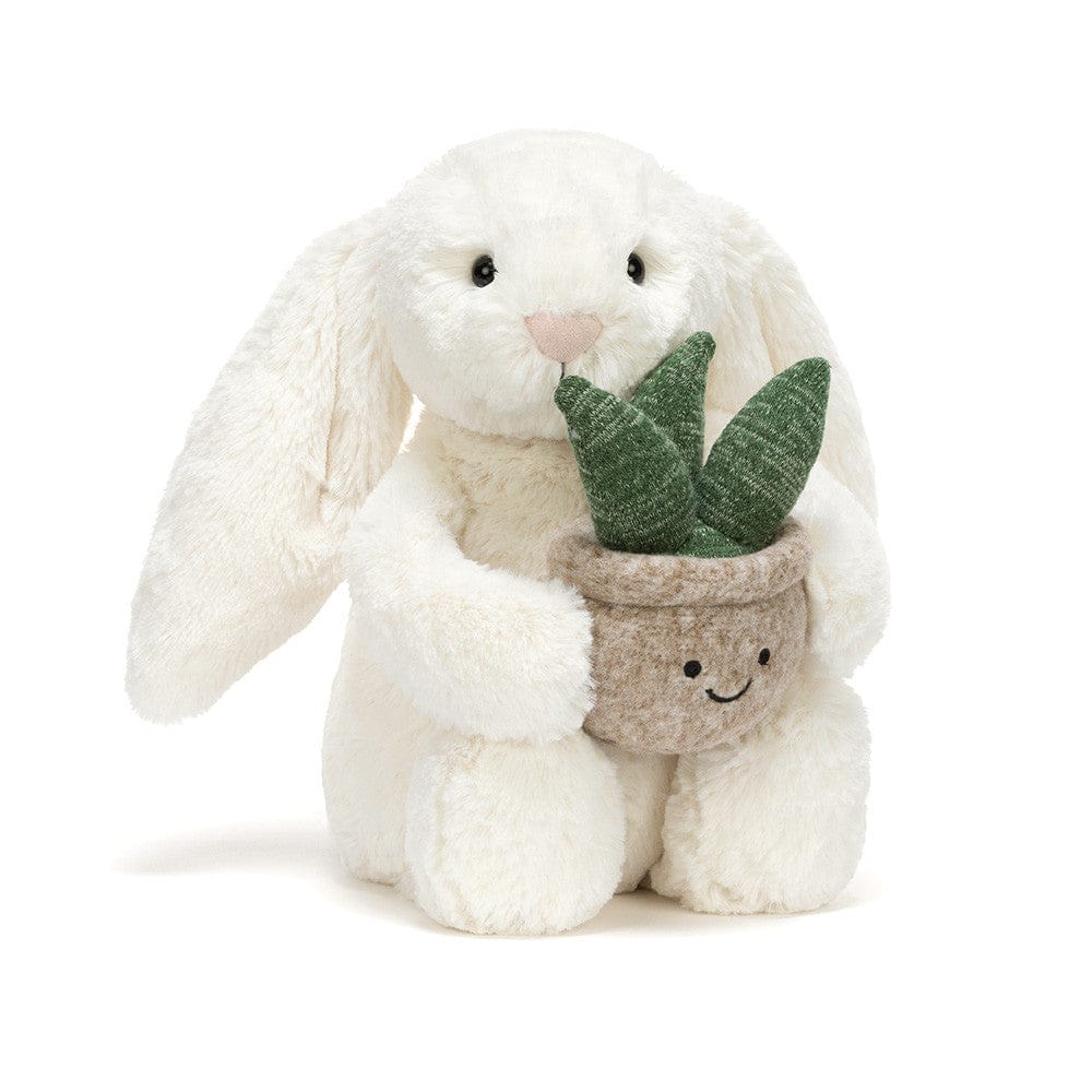 Cream Bunny with Plant Jellycat Lil Tulips