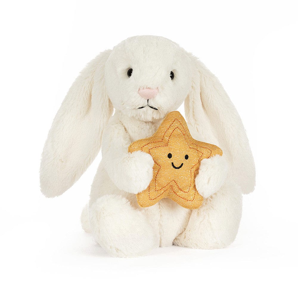Cream Bunny with Star Jellycat Lil Tulips