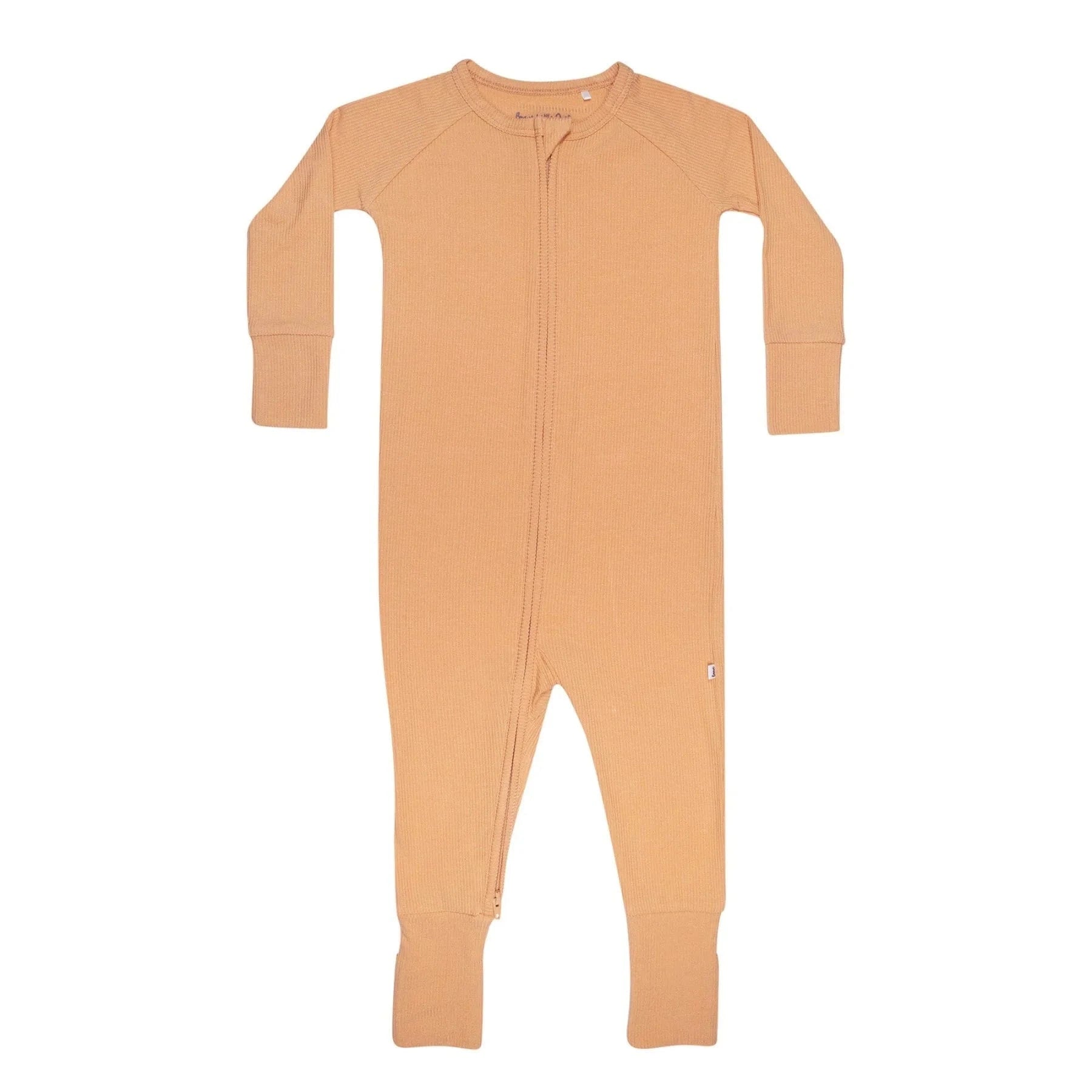 Creamsicle Small Ribbed Zip Romper Brave Little Ones Lil Tulips