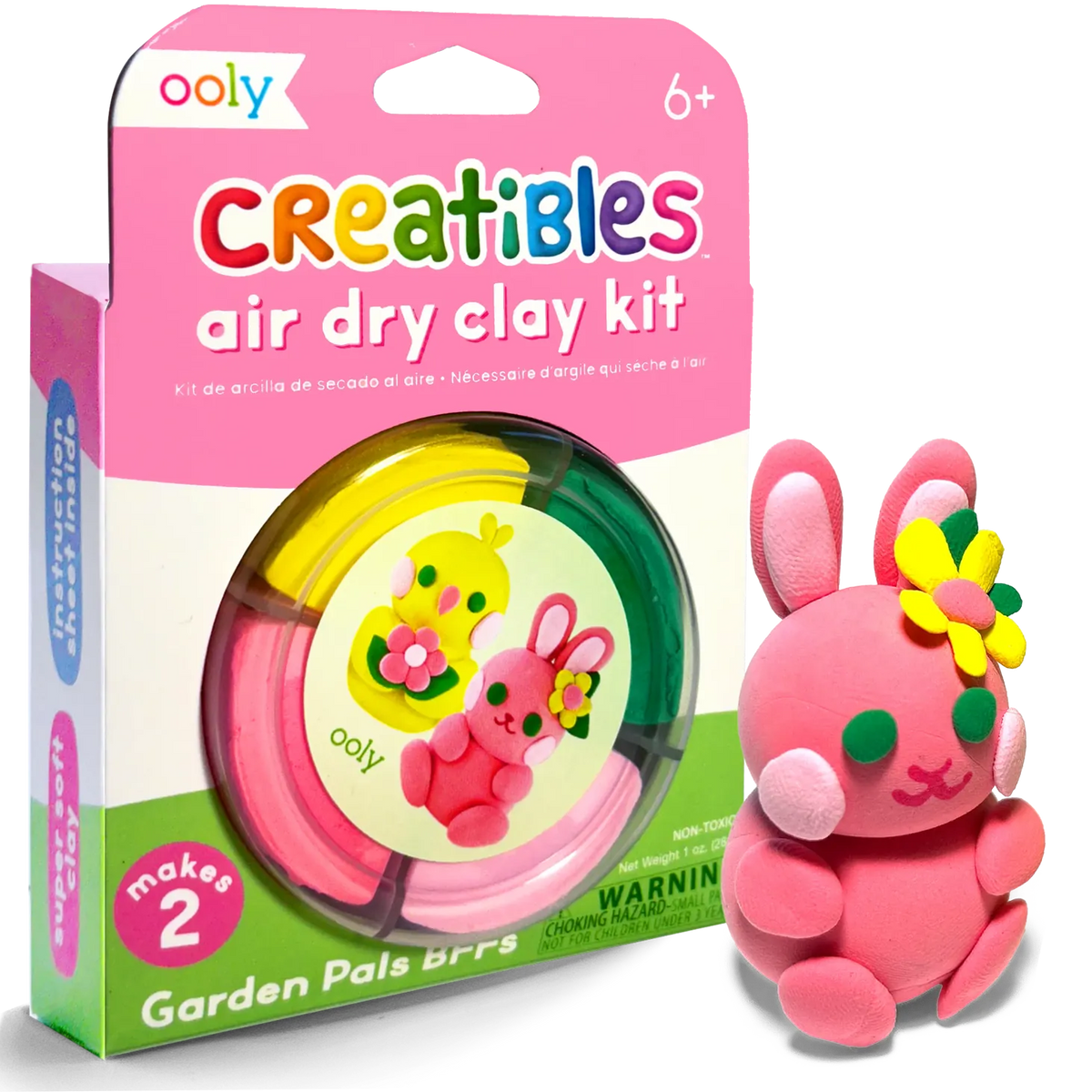 Creatibles Air Dry Clay Kit - Garden Pals OOLY Lil Tulips