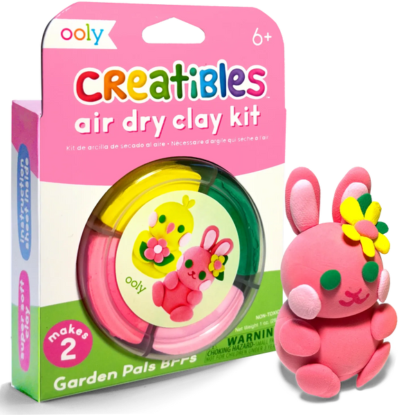 Creatibles Air Dry Clay Kit - Garden Pals OOLY Lil Tulips