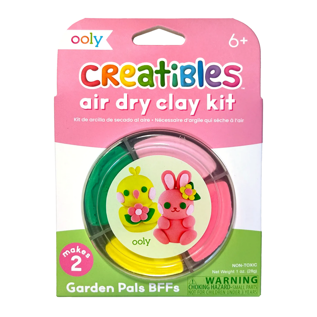 Creatibles Air Dry Clay Kit - Garden Pals OOLY Lil Tulips