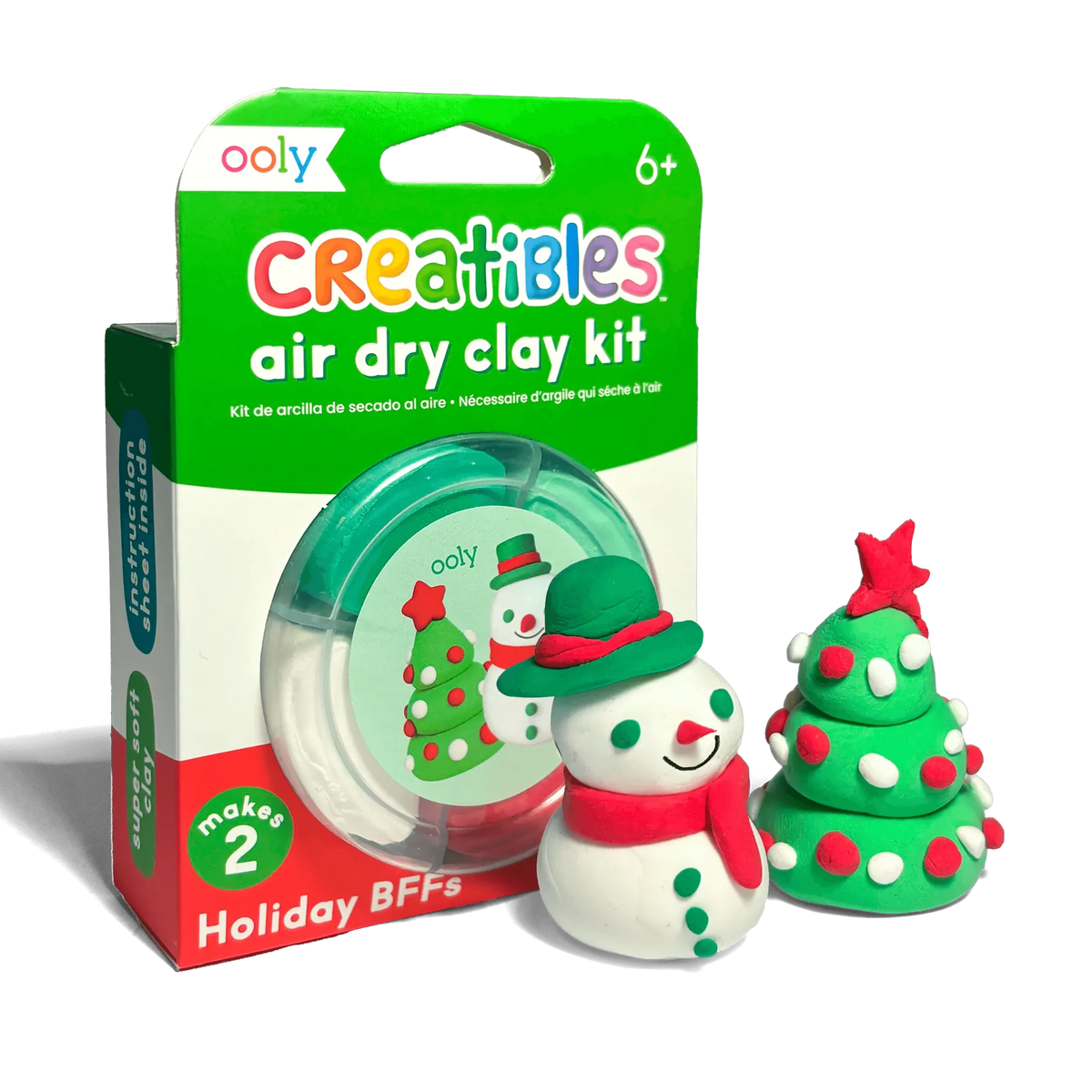 Creatibles Air Dry Clay Kit - Holiday Bffs OOLY Lil Tulips