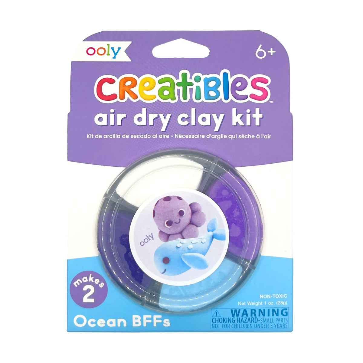 Creatibles Air Dry Clay Kit - Ocean Bffs OOLY Lil Tulips