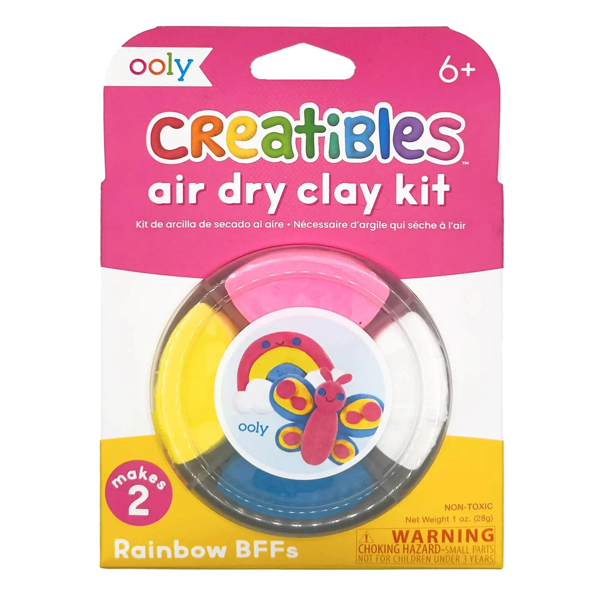 Creatibles Air Dry Clay Kit - Rainbow Pals OOLY Lil Tulips