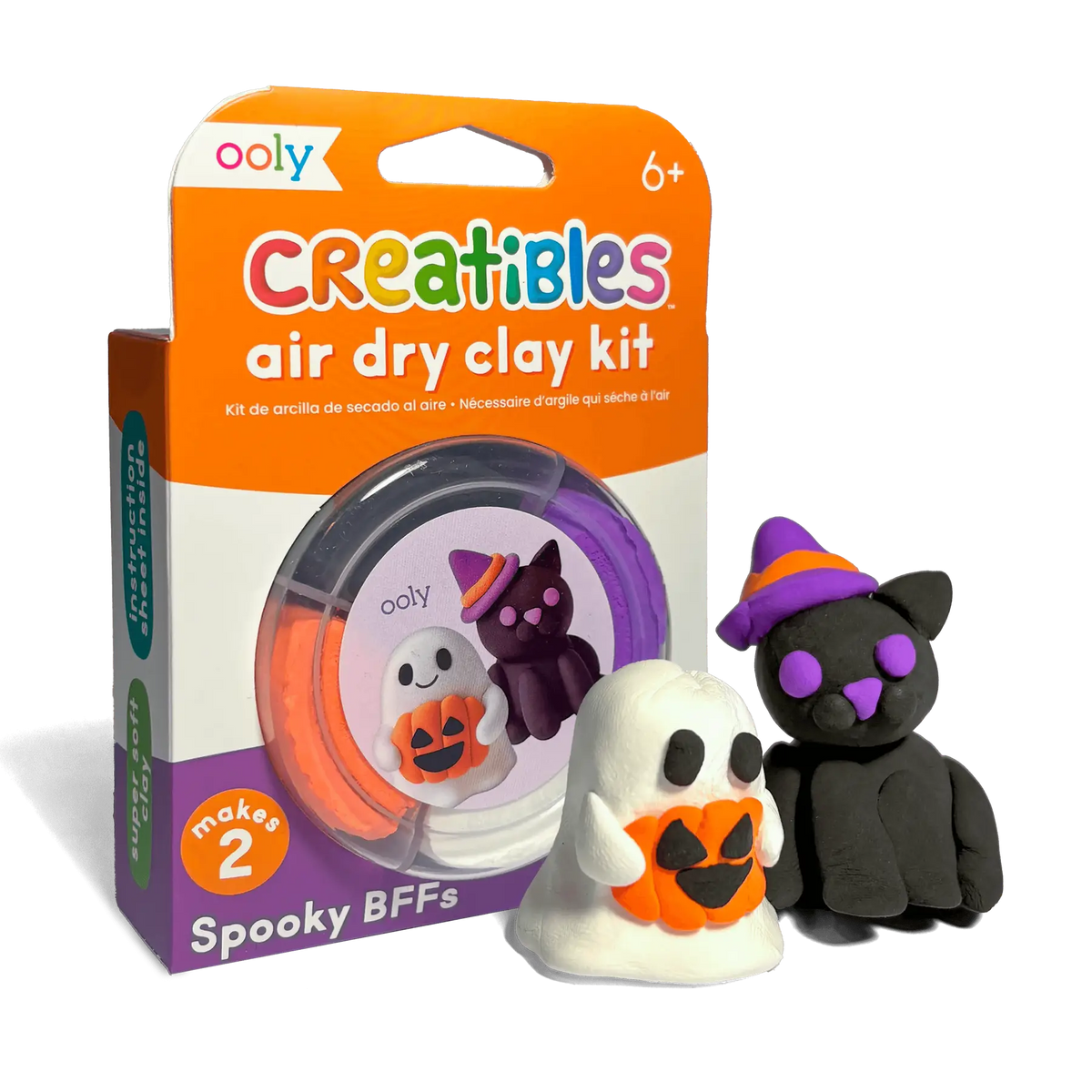 Creatibles Air Dry Clay Kit - Spooky Bffs OOLY Lil Tulips