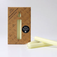 Creme Beeswax Candles (10%) - 12 pc. Grimm's Lil Tulips