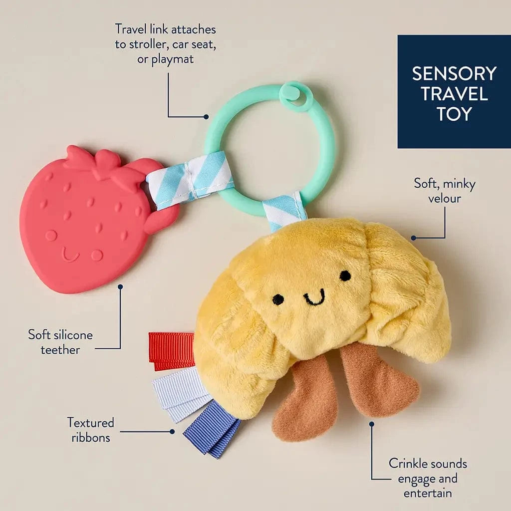 Croissant Itzy Pal™ Silicone Teether Itzy Ritzy Lil Tulips