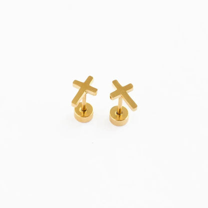 Cross Flat Back Earrings Pip Pop Post Bracelets Lil Tulips