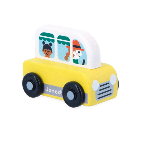 Crossroads City - Bus Janod Baby Toys & Activity Equipment Lil Tulips