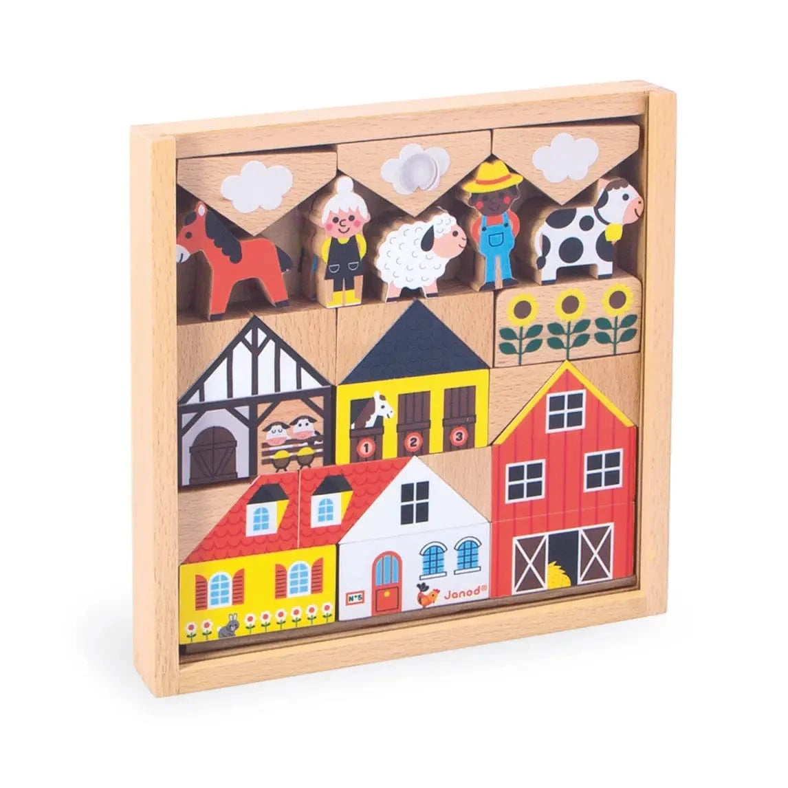 Crossroads Countryside - Building Blocks Janod Baby Toys & Activity Equipment Lil Tulips