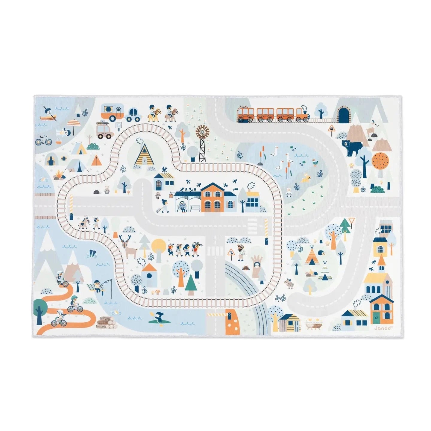 Crossroads White Valley - Play Mat Janod Baby Toys & Activity Equipment Lil Tulips