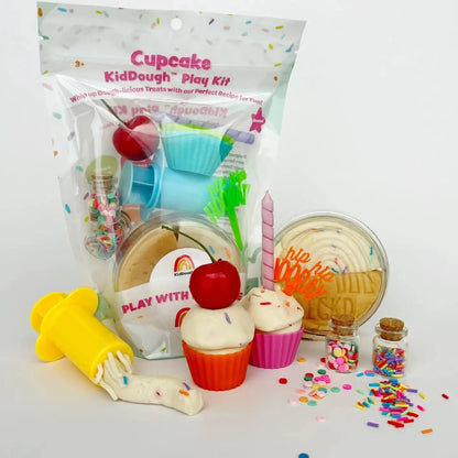 Cupcake (Cupcake Scent) Sensory Kiddough Play Kit Earth Grown KidDoughs Lil Tulips