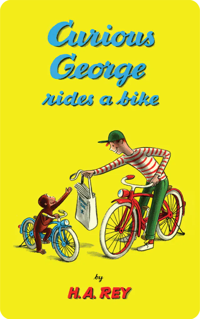 Curious George Rides a Bike - Audiobook Card Yoto Lil Tulips